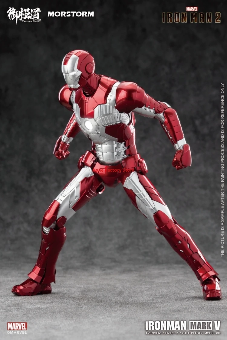 

Коллекционная фигурка MORSTORM E-model Marvel Iron Man MK5 Deluxe в масштабе 1/9, собранная модель, подарок, игрушка