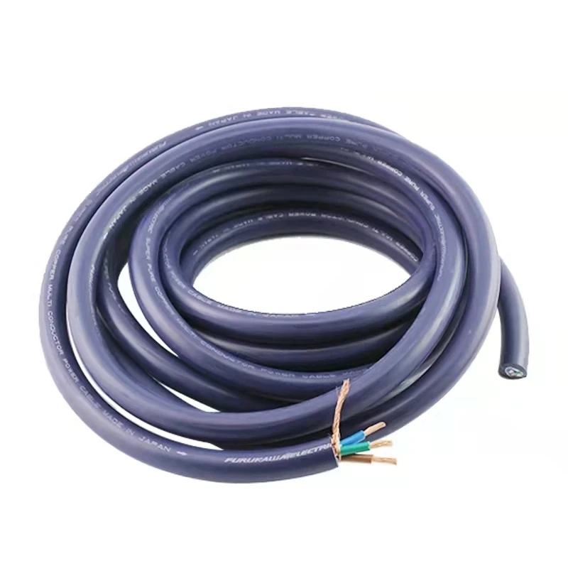 Hi-End Furukawa T1 5N OFC  copper multi conductor power wire cable for DIY audiophile amplifier CD Player Power cable bulk wire