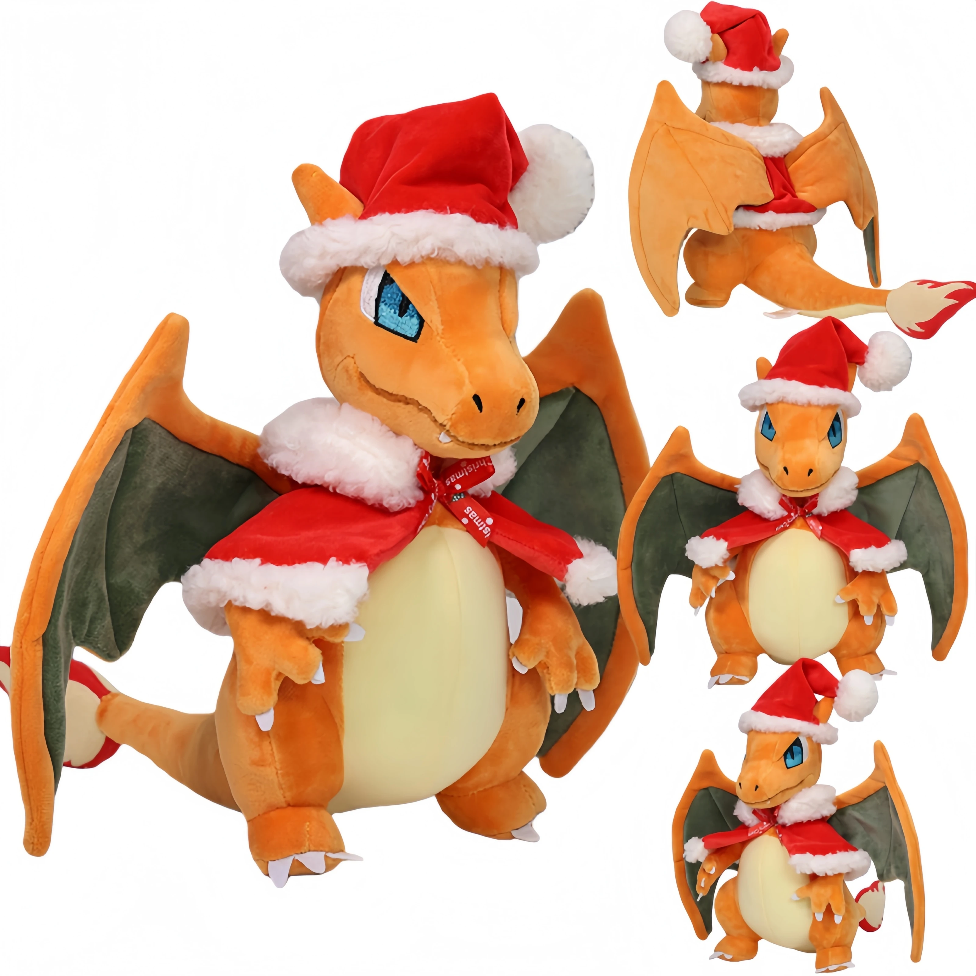 

Anime Pokemon Plush Christmas Charizard Charmander Kawaii Halloween Mega Charizard XY Pikachu Anime Pokemon Stuffed Plush Dolls