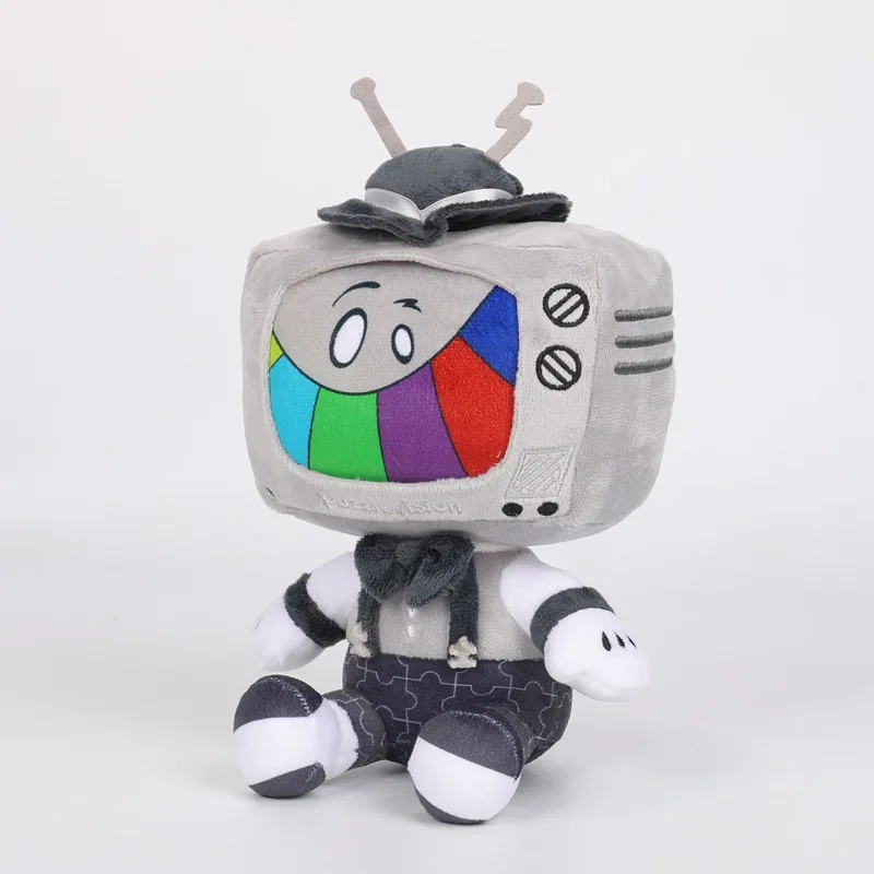 New TV host plush toy cute TV doll