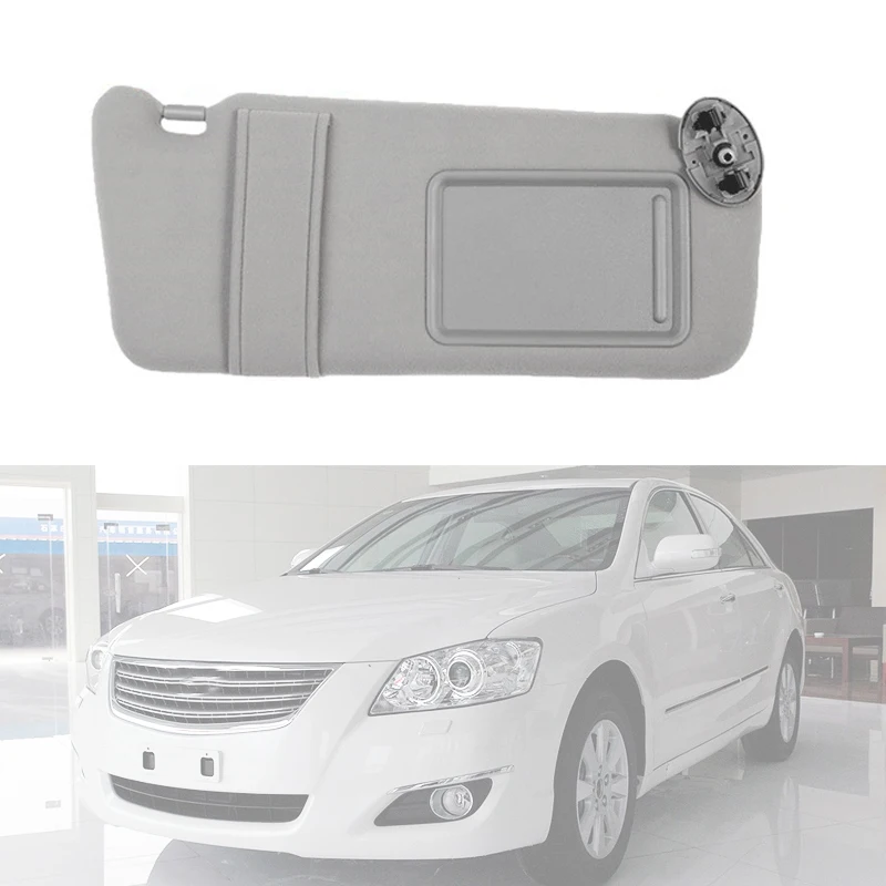 

Car Sun Visor No Light Sunvisor Block Shade Left Right Driver Side Grey For Toyota Camry 2007-2011 74320-06780-B0 74310-06750-B0