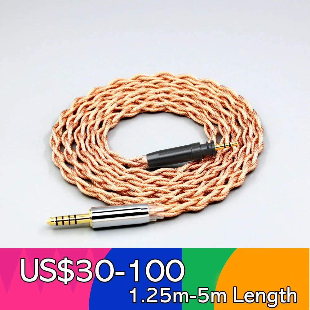 

Graphene 7N OCC Shielding Coaxial Mixed Earphone Cable For Shure SRH440A SRH840A Headphone LN008473