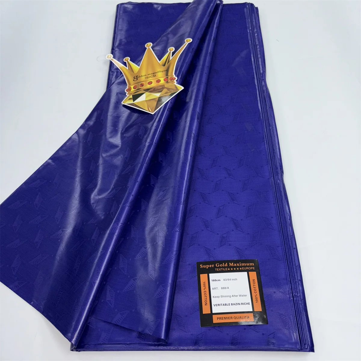 

5 Meters Perfumed African Bazin Brocade Fabrics for Dress 100% Cotton Team Bazin Riche Brode Jacquard Material for Clothes 15A61