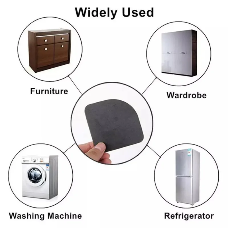 4/8 stks/set Nieuwe Wasmachine Anti Trillingen Pad Shock Proof Antislip Voet Voeten Mat antislip matten Stand Koelkast Thuis gereedschap