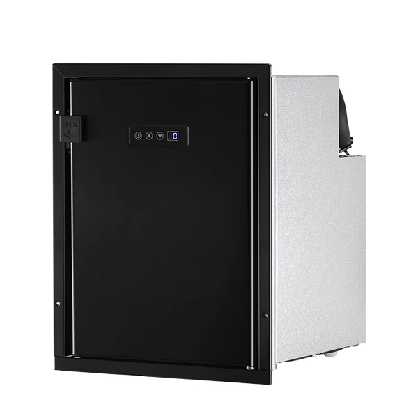 

Colku DC-50S 12V Stainless Dual Zone Fridge Built in Refrigerator 50L Mini Freezer