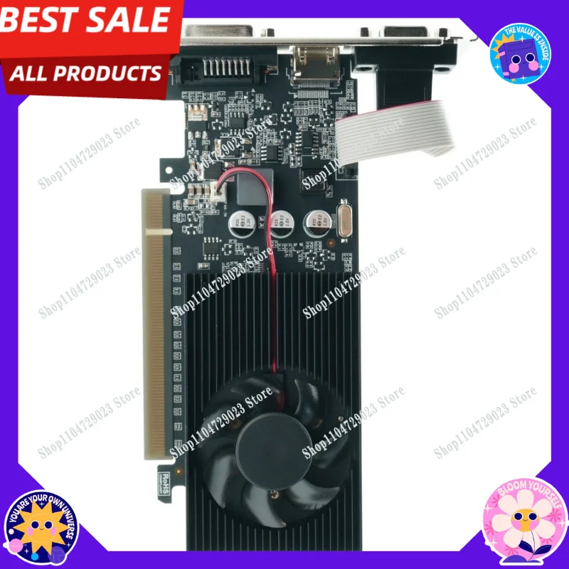 

GT730 2G DDR3 independent graphics card, suitable for high-resolution video office use, factory direct sales