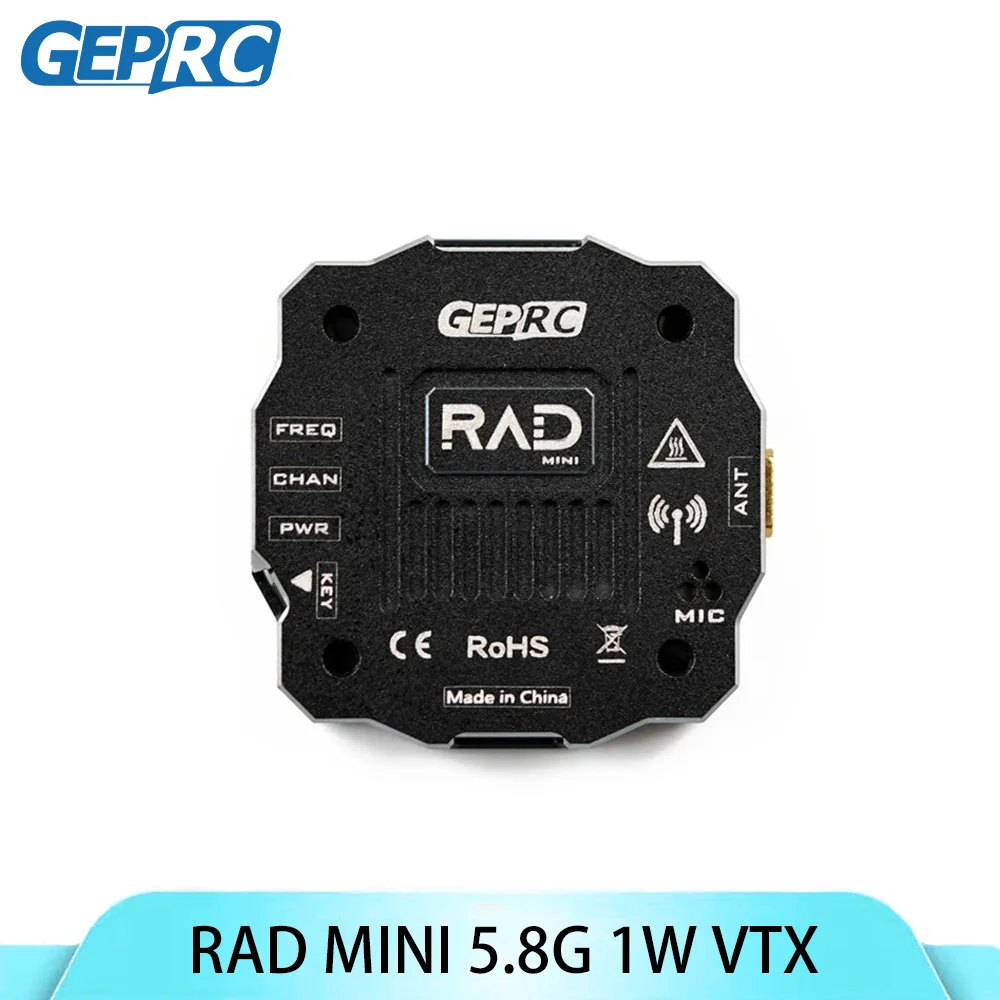 

GEPRC RAD MINI 1W 5.8G 1000mW FPV VTX 2-6S 20X20mm