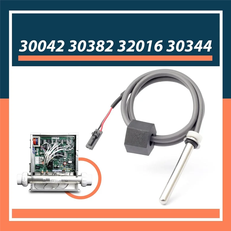 Ежедневный датчик гидромассажной ванны для системы нагревателя Balboa Spa M7 с 24-дюймовым кабелем температуры/высокого предела, датчик гидромассажной ванны заменяет для 30042 30382