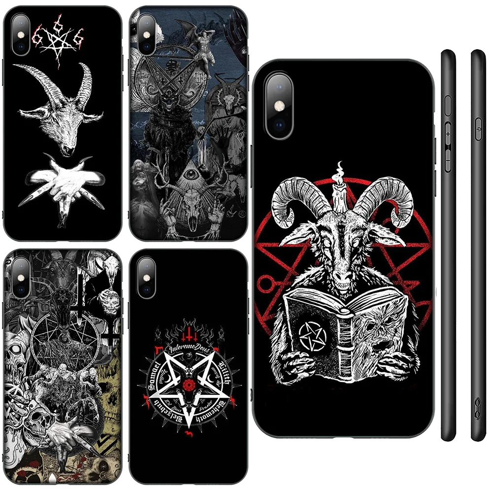 F-148 Satanic Skull New Phone Case for Huawei Mate 20 P20 P30 Y8P Y8S Y9S Y7A Y9A Y5P Lite Pro