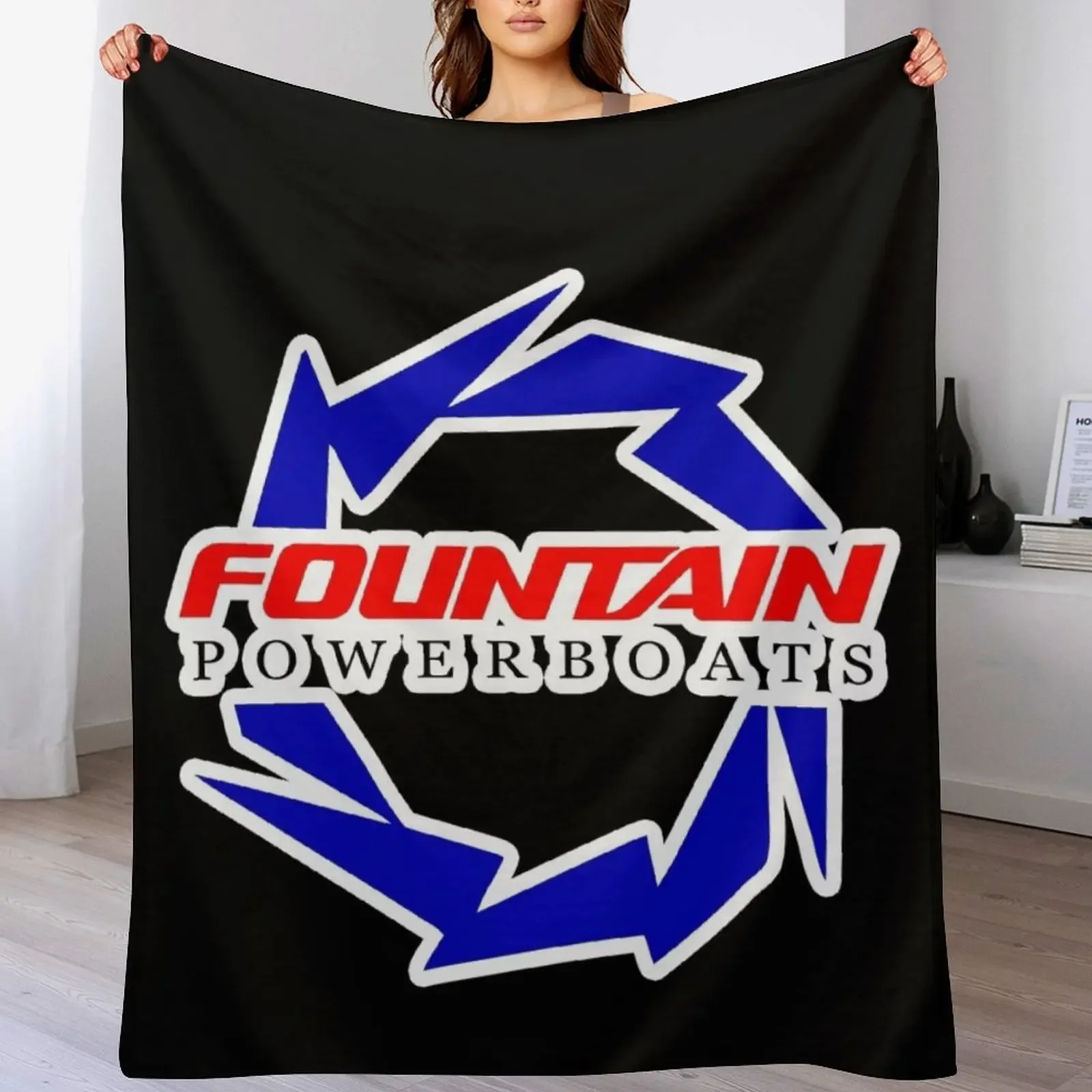 

Fountain Powerboats Boat Throw Blanket Thermal Thermals For Travel Soft Big Stuffeds Blankets