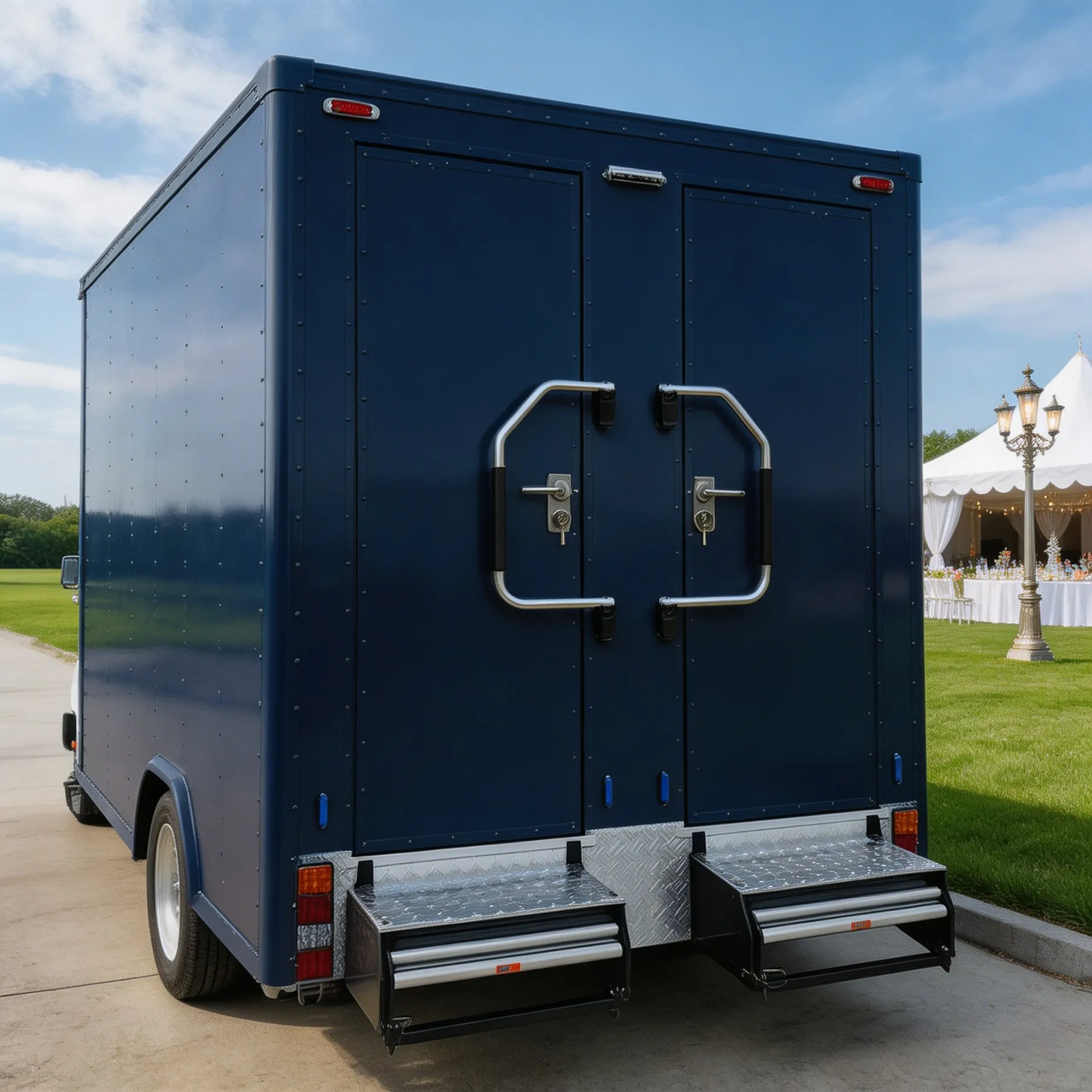 Innovative Luxury Portable Bathroom Trailer – Factory Customizable and Easy-to-Move Outdoor Restroom