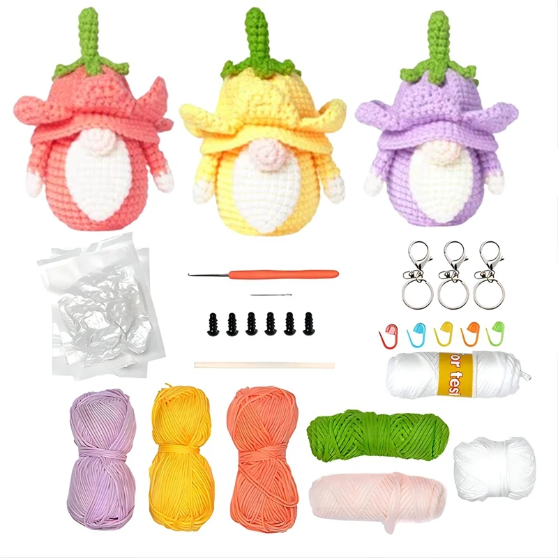 Crochet Kit For Beginners Crochet Startr Kit As Shown Acrylic Includes Step-By-Step Instruction And Video Tutorials