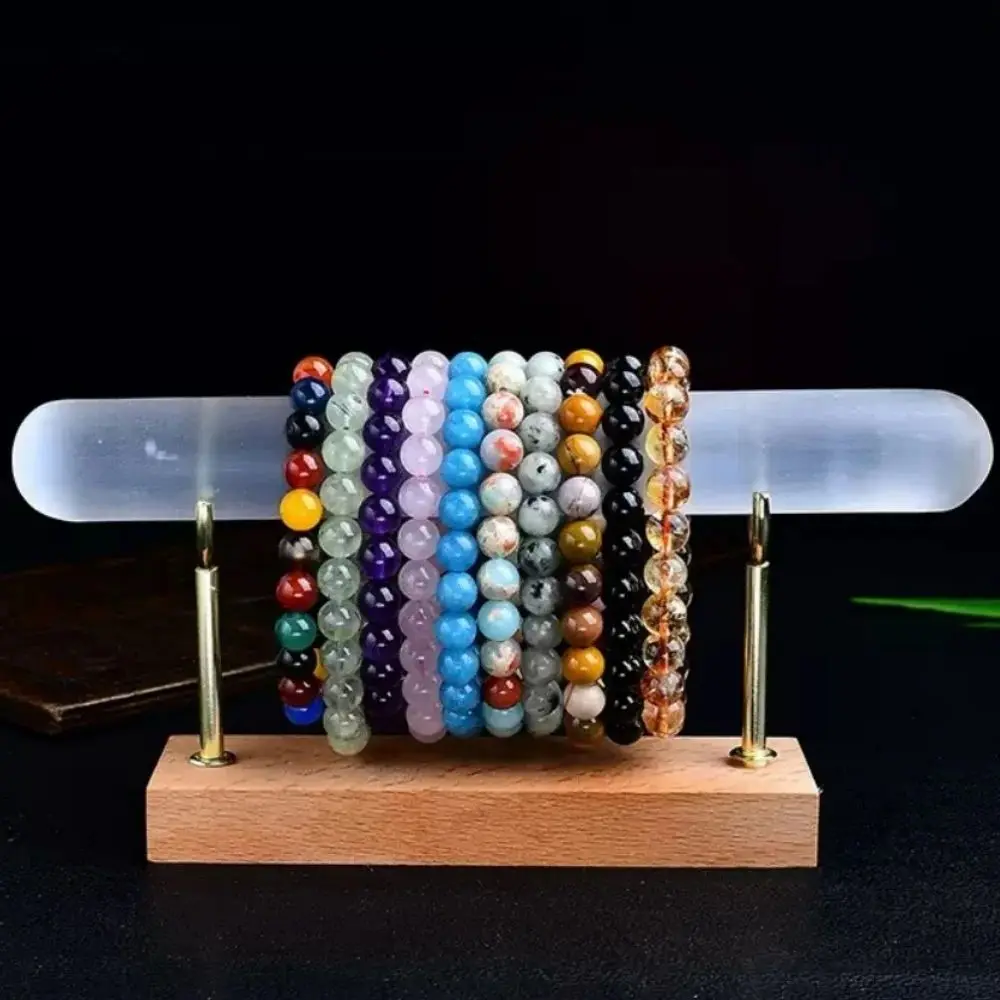 Natural Morocco Selenite Wand Transparent Gypsum Demagnetization Rod Healing Calming Effect Cleansing Protection Soul Witchcraft
