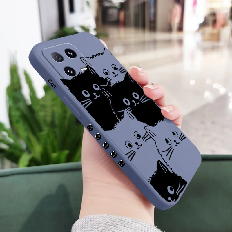 

Cat Cluster Phone Case For Xiaomi 17 15 15T 14 14T 13 13T 12 12X 12T 12S Mi 11 11T 10 10T Pro Max Lite Liquid Silicone Cover