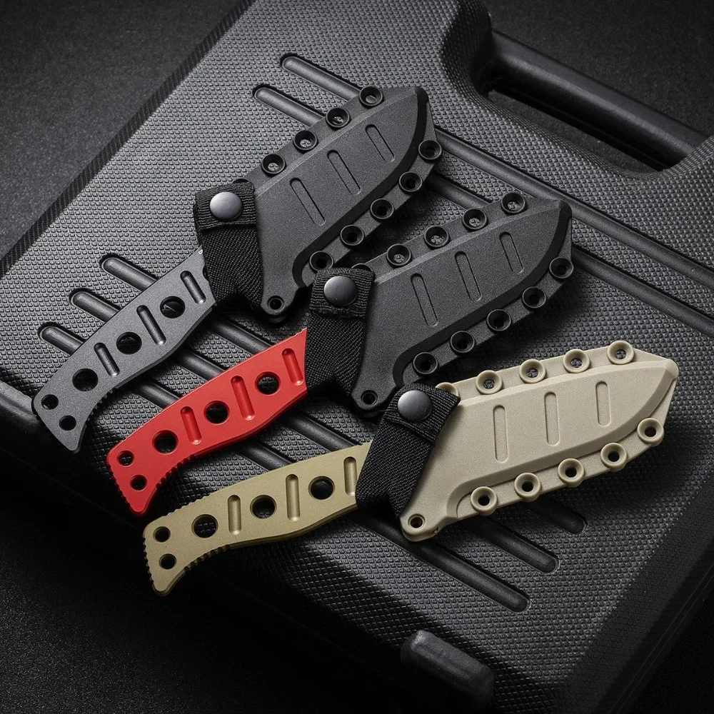 2025 سكاكين ثابتة محمولة جديدة 9Cr18Mov شفرة أدوات المائدة المطبخ المفيدة مع غمد K للطبخ في الهواء الطلق الصيد أداة تخييم