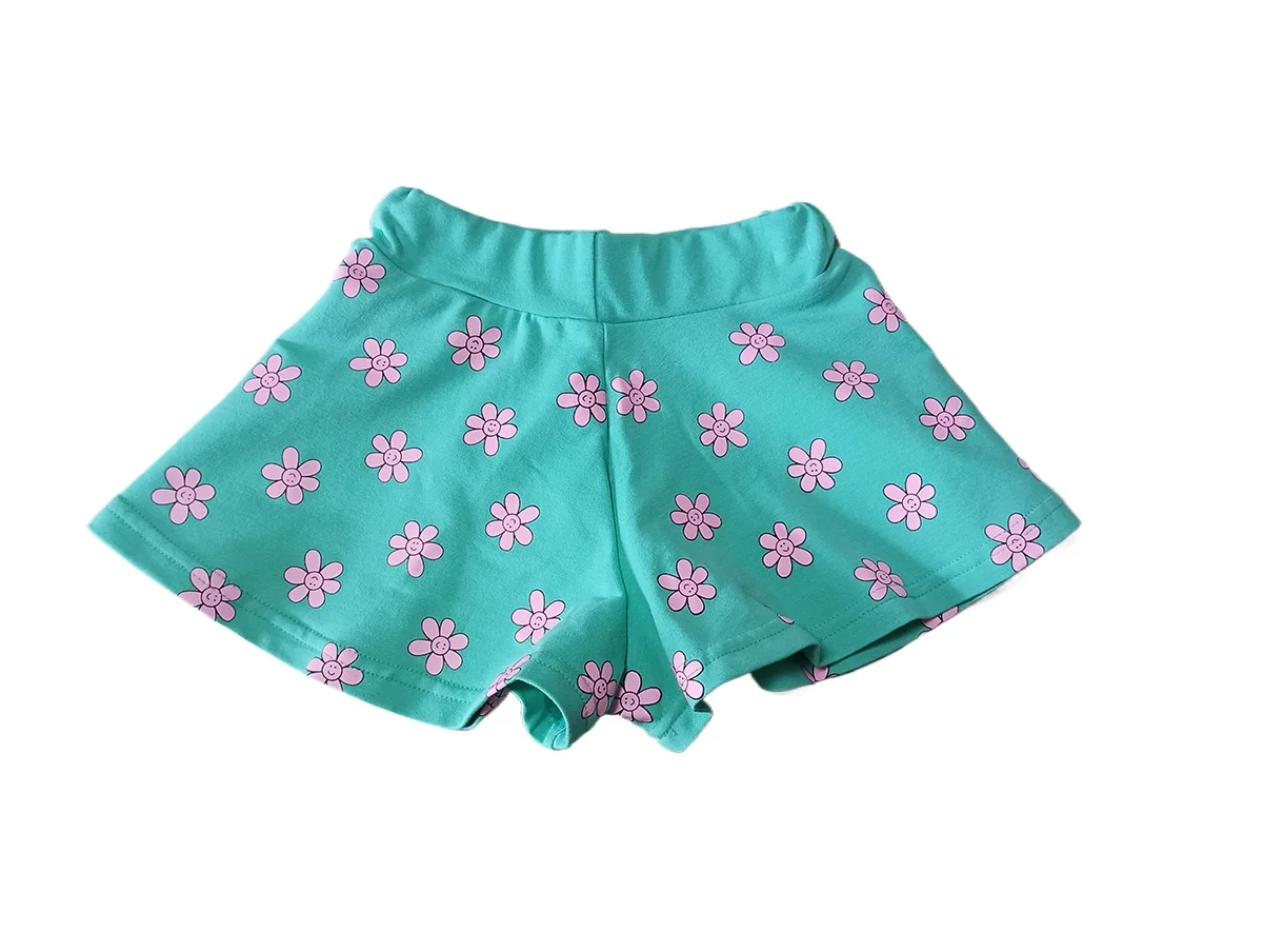 

Girs shorts summer new skirt style clothes flower printing baby clothes