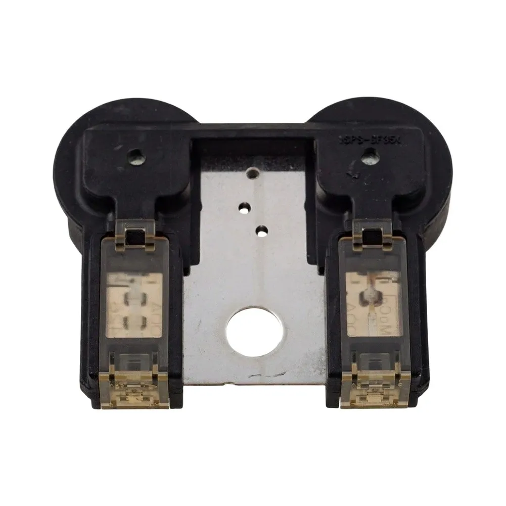 Dual Terminal Fuse Circuit Breaker Block High Temperature Resistant Plastic High Conductivity Metal Construction