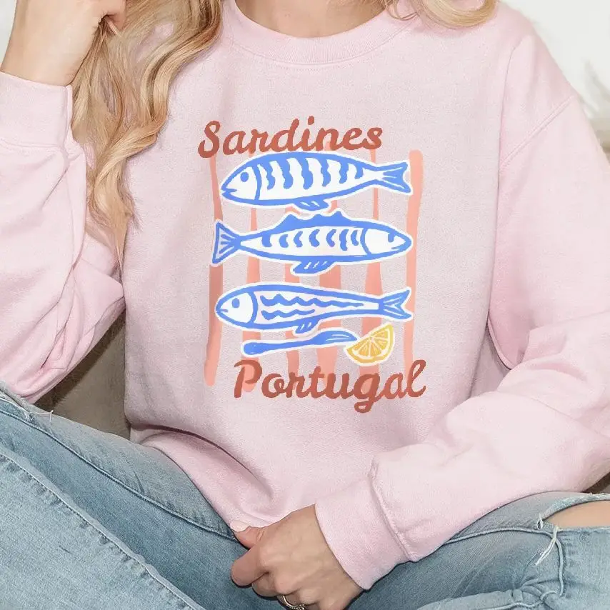 

Unisex Aesthetic Sweatshirt Long Sleeves Casual Hoodies Stylish Pullover Daily Wear Multiple Colors Versatile Sandines Pantugal