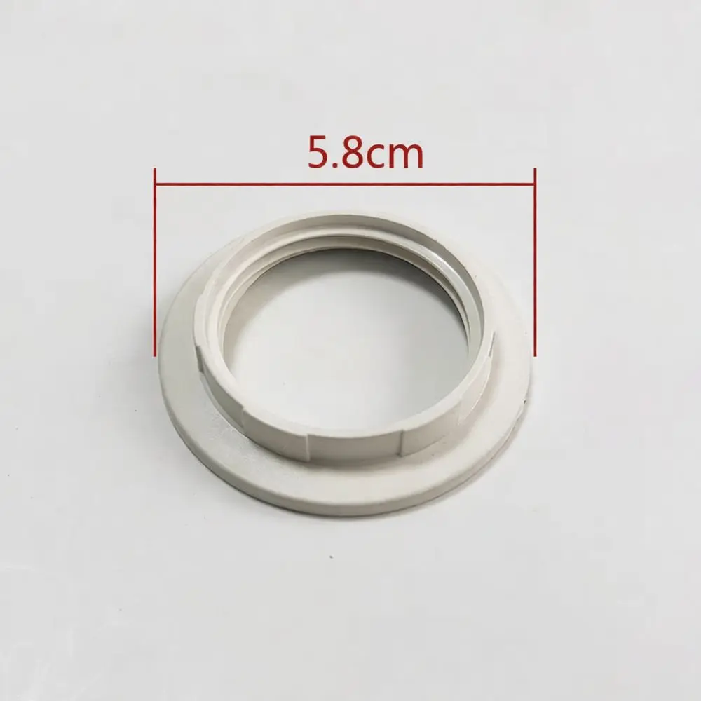 E27 Screw Base Plastic Socket Full Threaded For Table Desk Pendant Light Fixture Lighting Replacement Connector Part