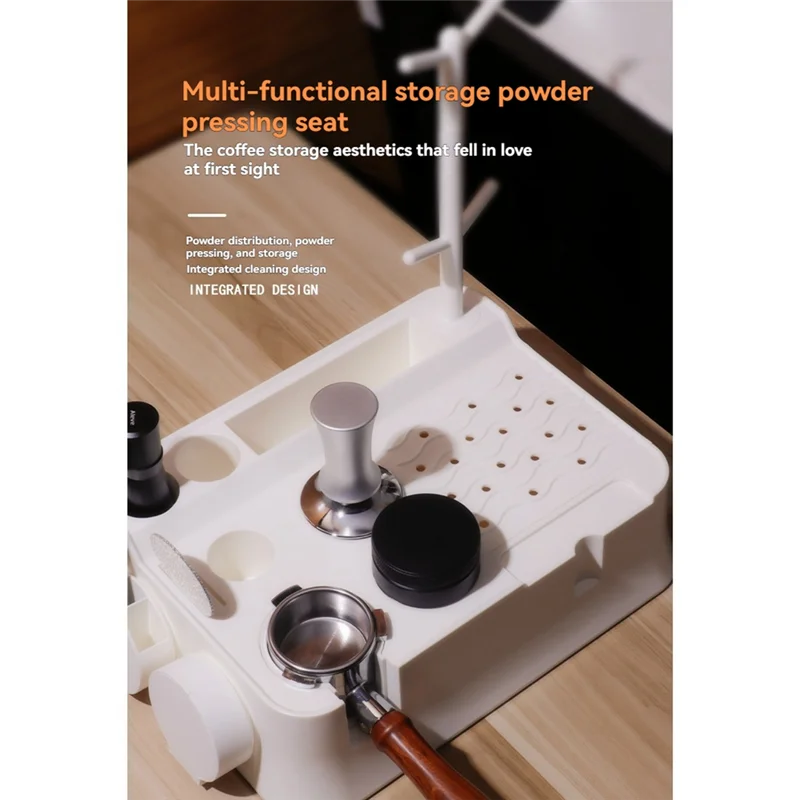 محطة دك الاسبريسو صندوق منظم الاسبريسو حامل العبث لمرشح القهوة لمنظم أدوات القهوة على سطح الطاولة مبيعات