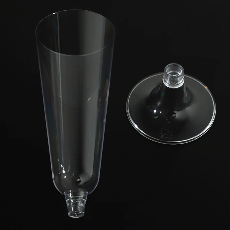 360Pcs 150Ml Disposable Hard Plastic Champagne Glass Red Wine Glass Goblet Wine Glass Party Festival Event Supplies
