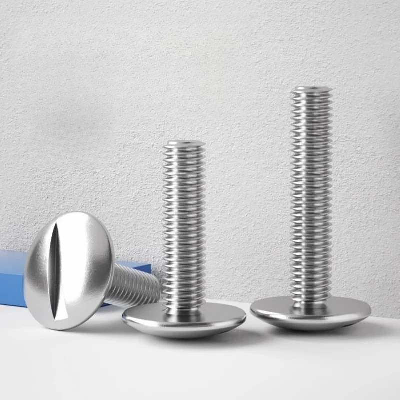 304 roestvrij staal grote extra maat gleufschroef met ronde kop M2 M2.5 M3 M4 M5 M6 M8 Oversize Super Big Truss Bolt