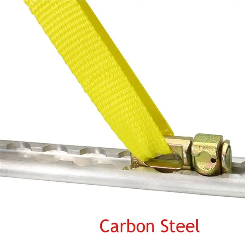 Leading-Double Stud Tie-Down Anchor Points 4Pcs/Set Cargo Control L Track Fit For Truck Van Trailer L Track Rails