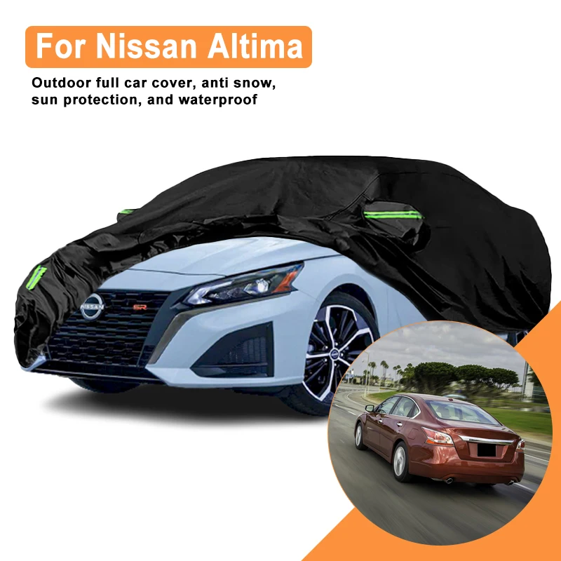 

Полный автомобильный чехол для наружного использования Nissan Altima — водонепроницаемый снегозащитный солнцезащитный козырек, зимние и летние аксессуары для автозащиты