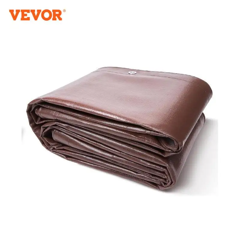 VEVOR Heavy Duty Tarp 16 Mil Thick  Waterproof Tear Proof Poly Plastic Tarps Cover  Multi-Purpose Outdoor Tarpaulin for Truck