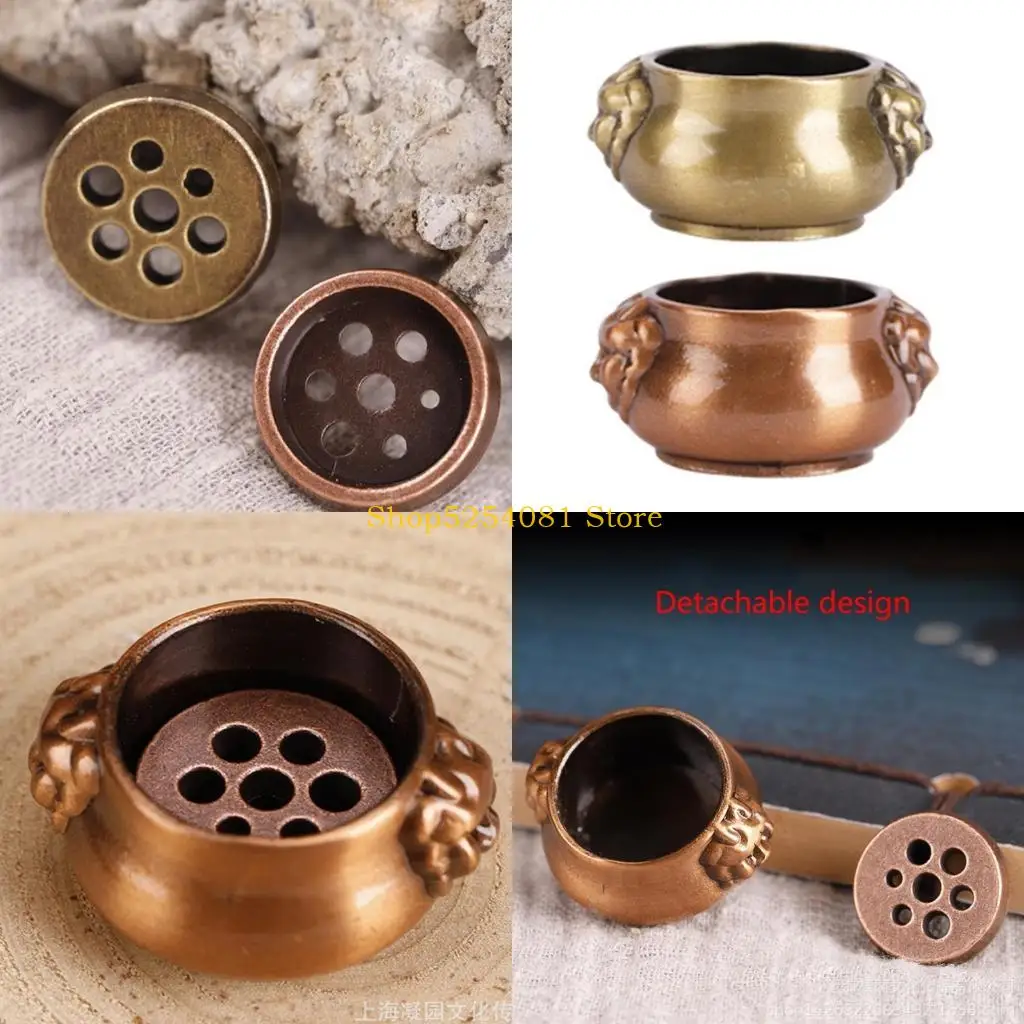 AXYC Incense Burners Incense Holder for Sticks Alloy Incense Stick Holder Detachable Ash Cather for Meditation Home Office