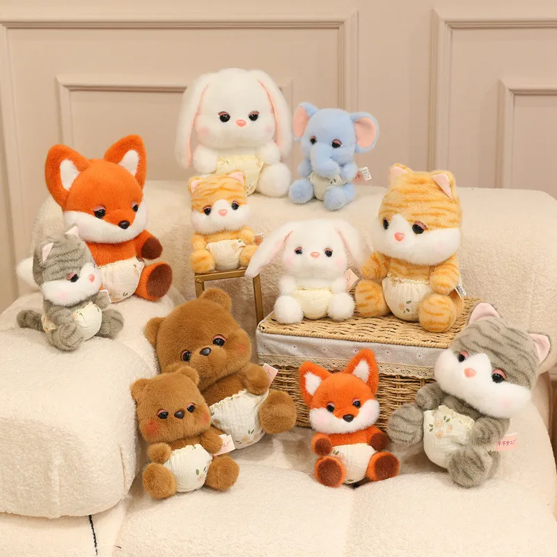 

Mini Bean Bag Animal Plush Toy with Soft Plastic Pellets Filling 10-15cm Desktop Companion Stress Relief Gift Collectible Series