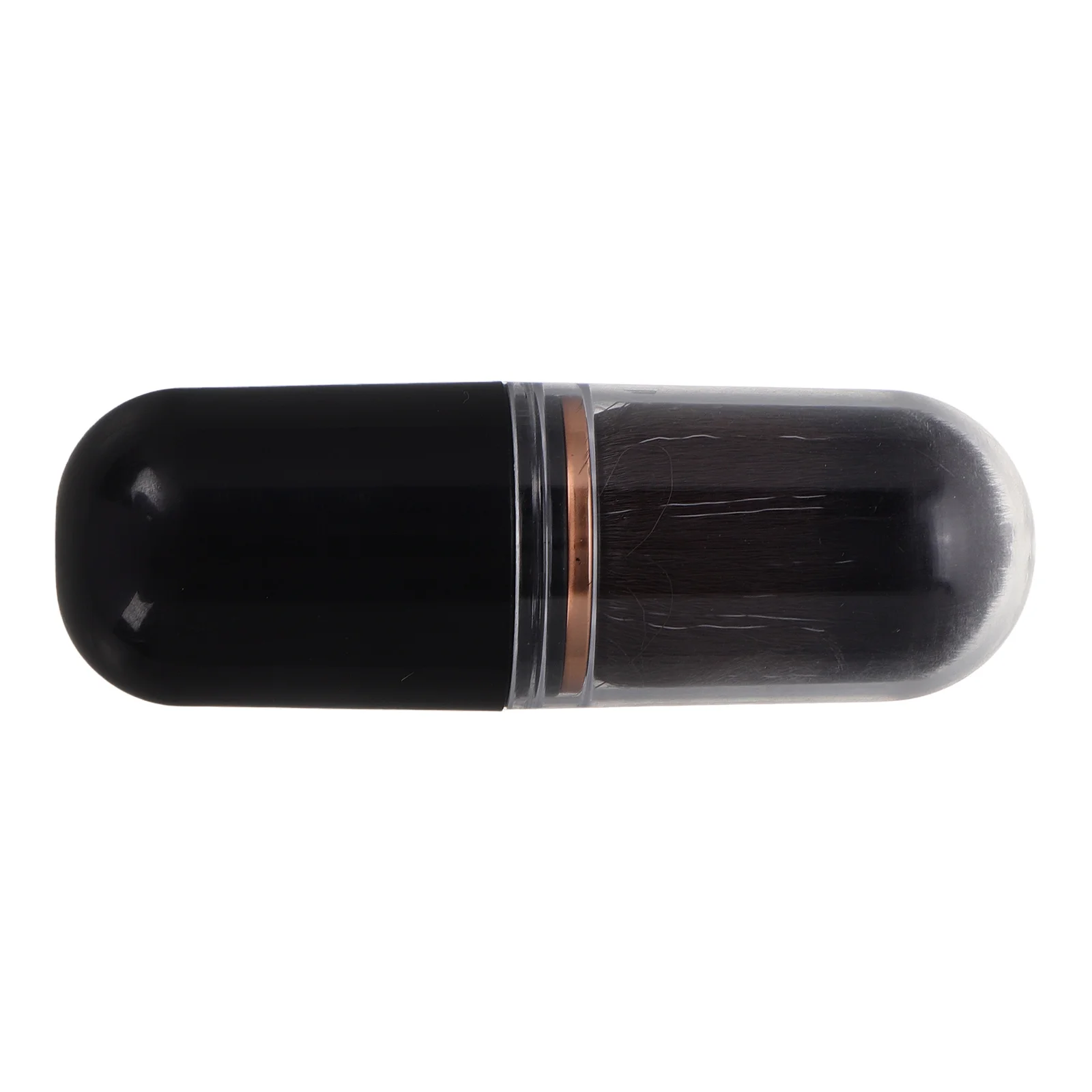 

Professional Retractable Makeup Brush Portable Mini Cream Blush for Cheeks Black Travel Tiny Soft Cosmetics Tool