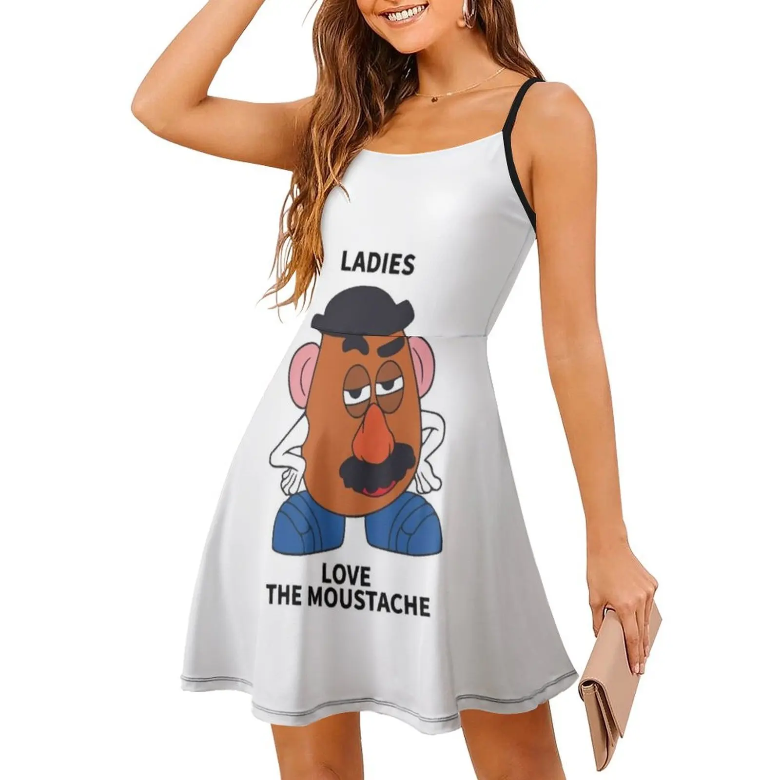 هدية للنساء، لعبة السيد أ البطاطس، هدايا جرافيك لطيفة، فستان حفلات نسائي، ملابس نادي مطبوعة عصرية للإناث #3