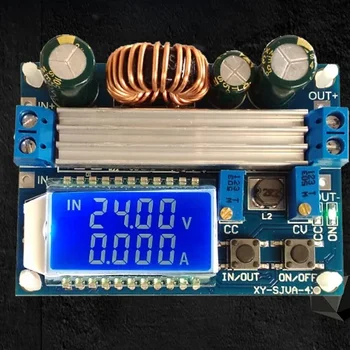 35W DC 5.5-30V için 0.5-30V dijital LCD ekran otomatik adım aşağı Buck Boost dönüştürücü güç kaynağı modülü arduino için