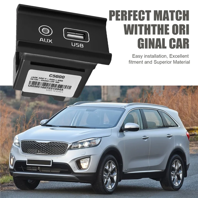 

96120C5000 96120-C5000 Car AUX & USB Reader Assy For KIA Sorento Sport 5 Seats 2014-2015