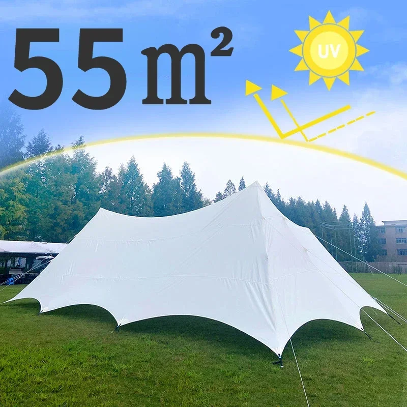 Beach Awnings Garden Cover Waterproof Shade Gazebo with Frame Large Tarp Tent Oversize Awings Outdoor Camping 900D Oxford Cloth