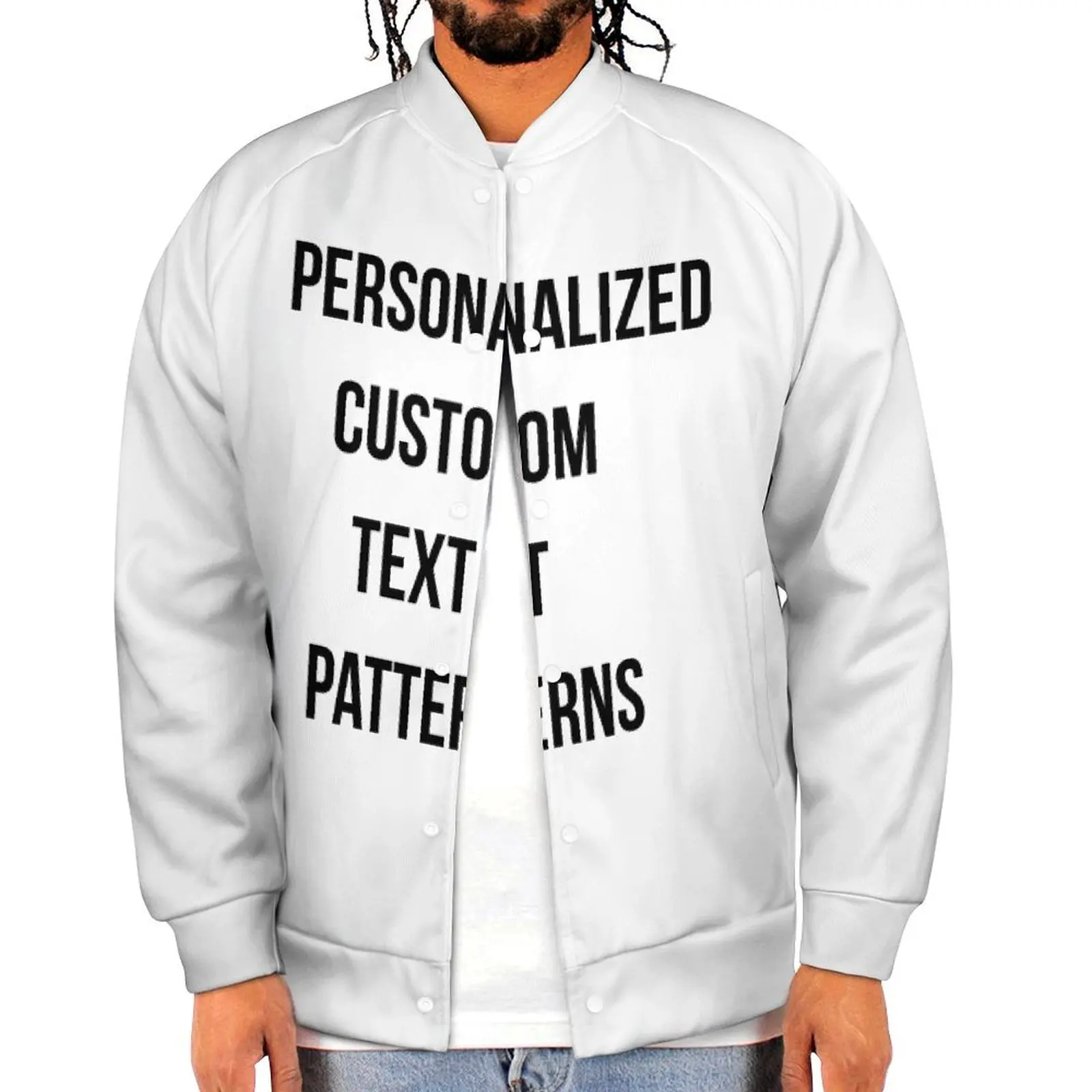 Customized Men Youth Varsity Jacket Regular Fit Casual Baseball Jackets Personalized Letters Number Coat
