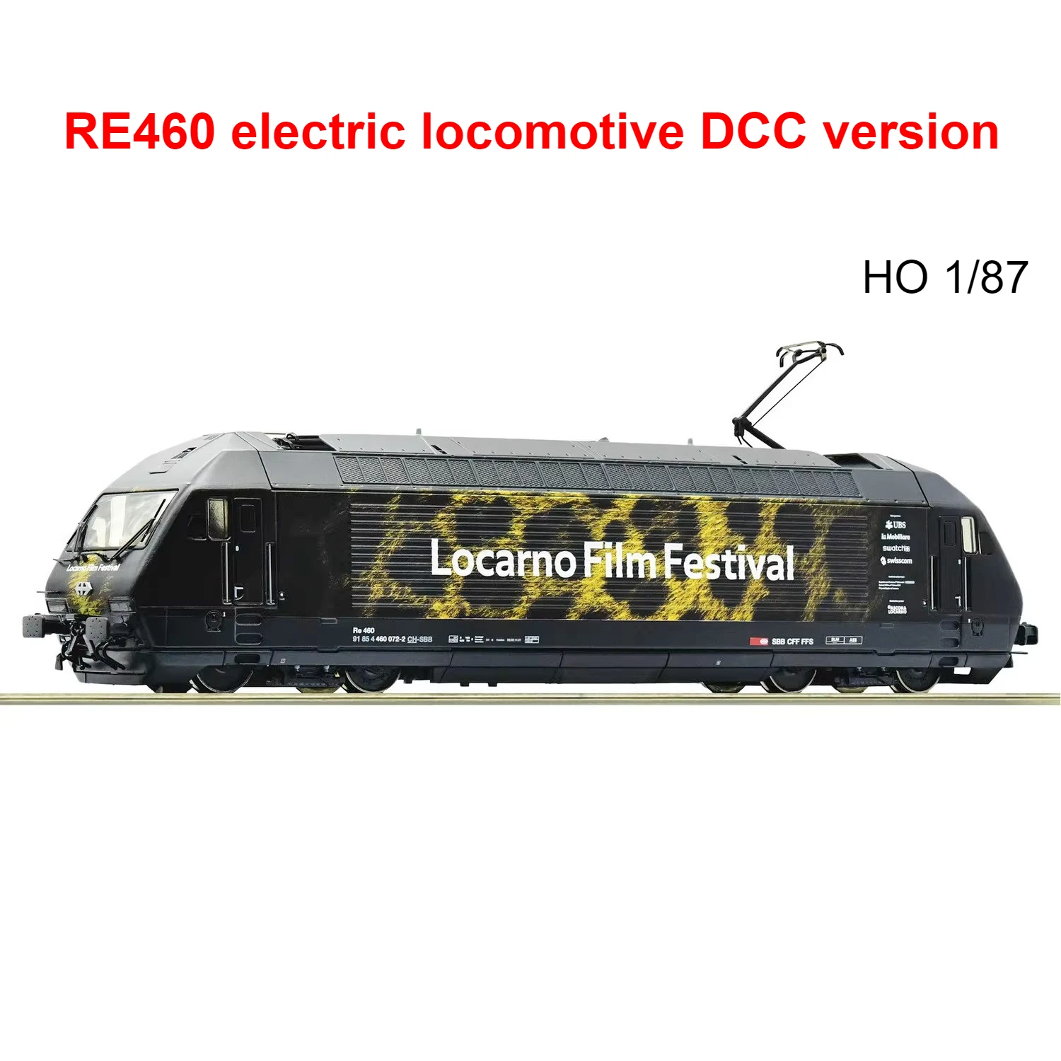 

ROCO HO Scale 1/87 Toy Train RE460 Electric Train 7510020 with Digital Sound Effects and Painted Model for Boys As A Gift