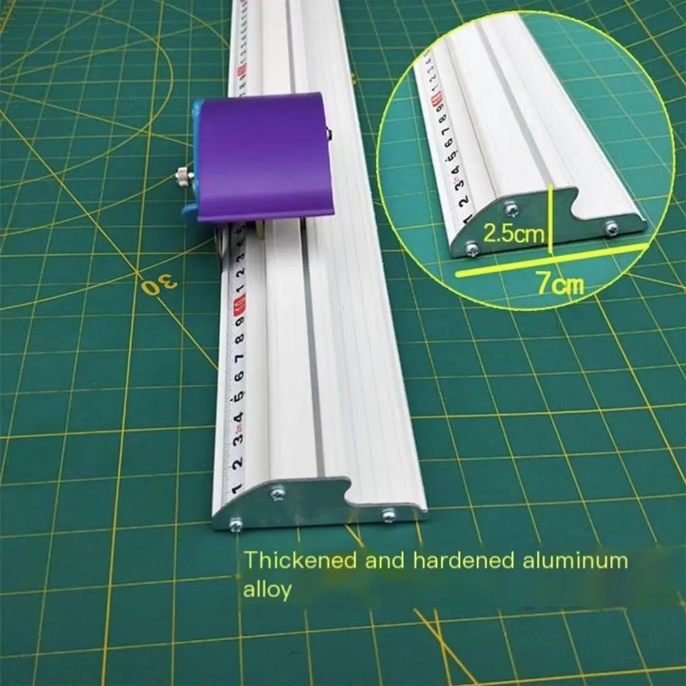 Aluminum  Manual Sliding KT Board Trimmer Cutting Ruler, Photo Paper Trimmer Ruler, Photo PVC PET Cutter with Ruler