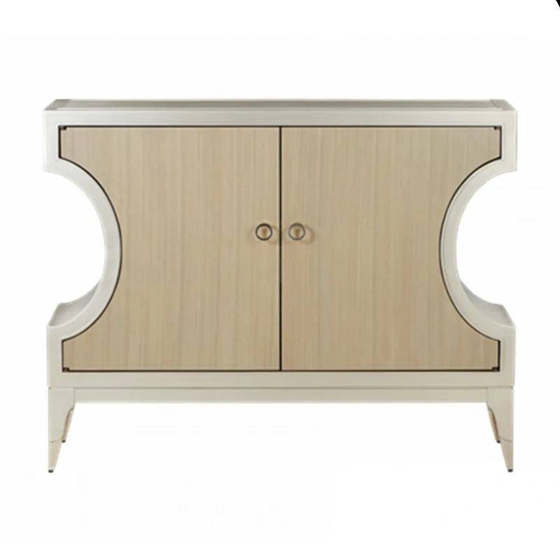 

Customizable American light luxury close to the wall cabinet Entry door All solid wood porch cabinet Decorative cabinet