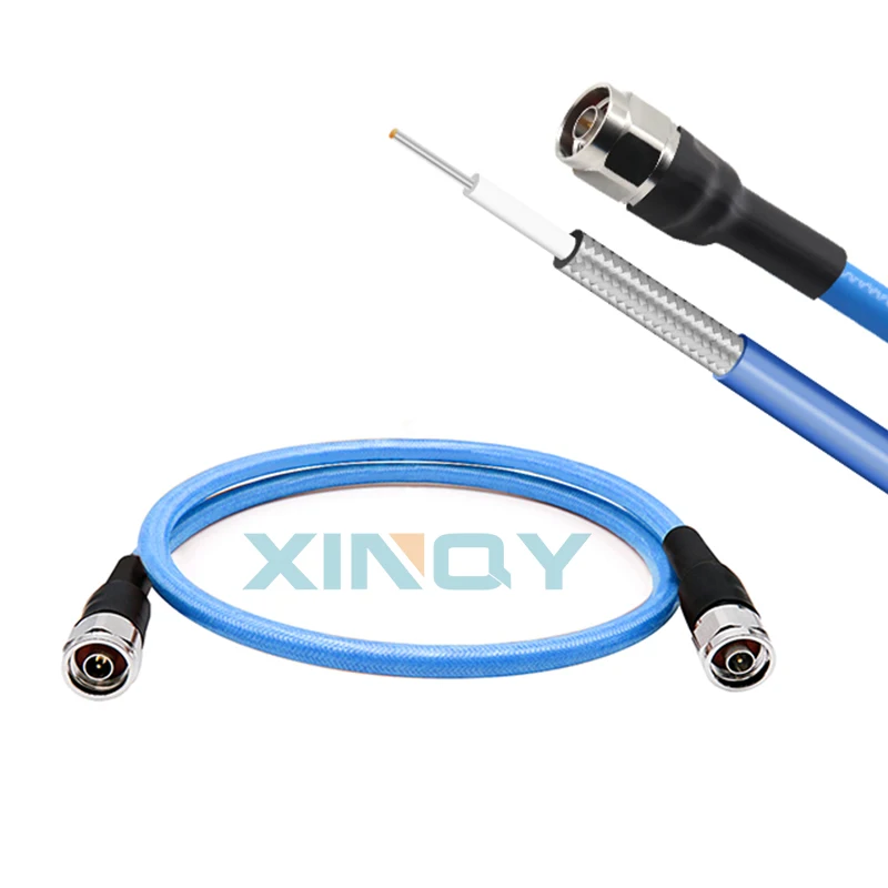 

XINQY CR250F SMA N TNC Connector Semi-Flexible Interconnect Cable Assembly Military Standard Coaxial antenna communication Cable