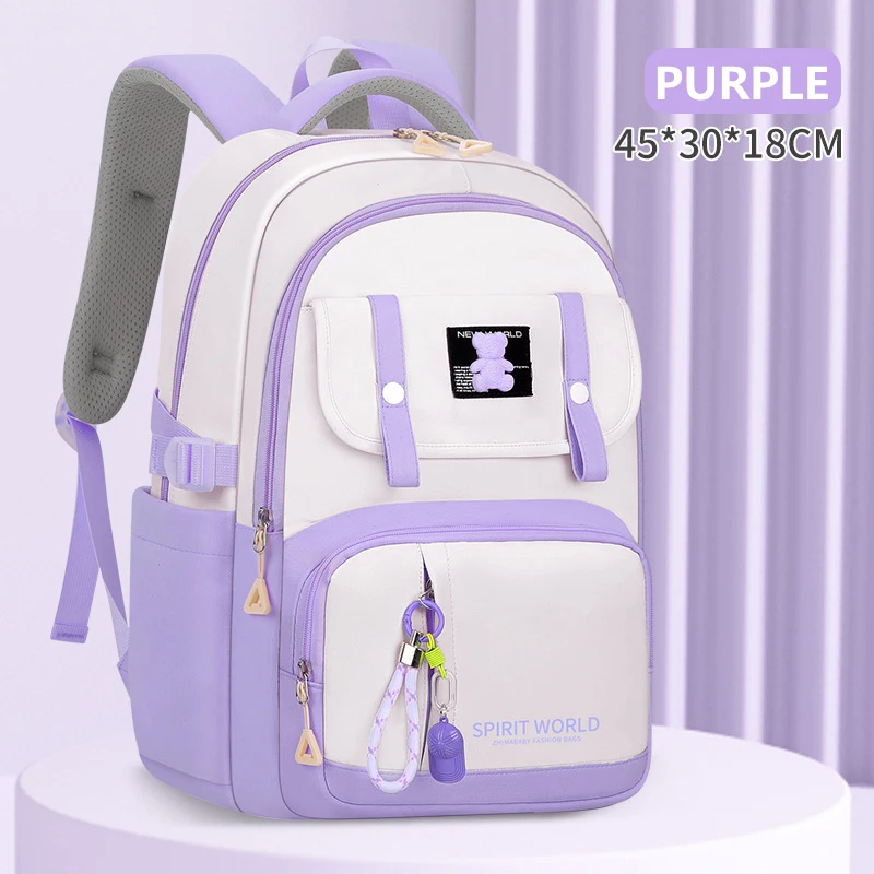 Kawaii Backpack for Girls School Bags Portability Waterproof Teens College Student Large Travel Shoulder Bag Mochilas Escolares