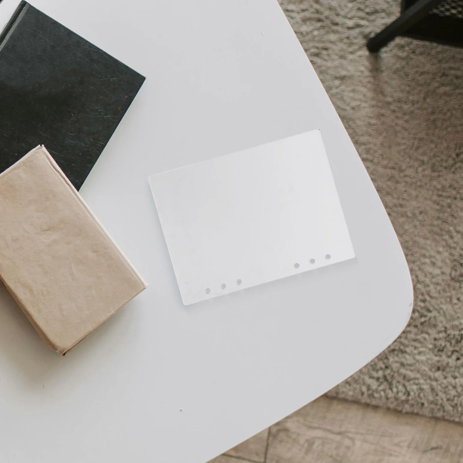 Binder Cover Notebook Acrylic for Journal Covers Shell A5 Notepad Frosted Office