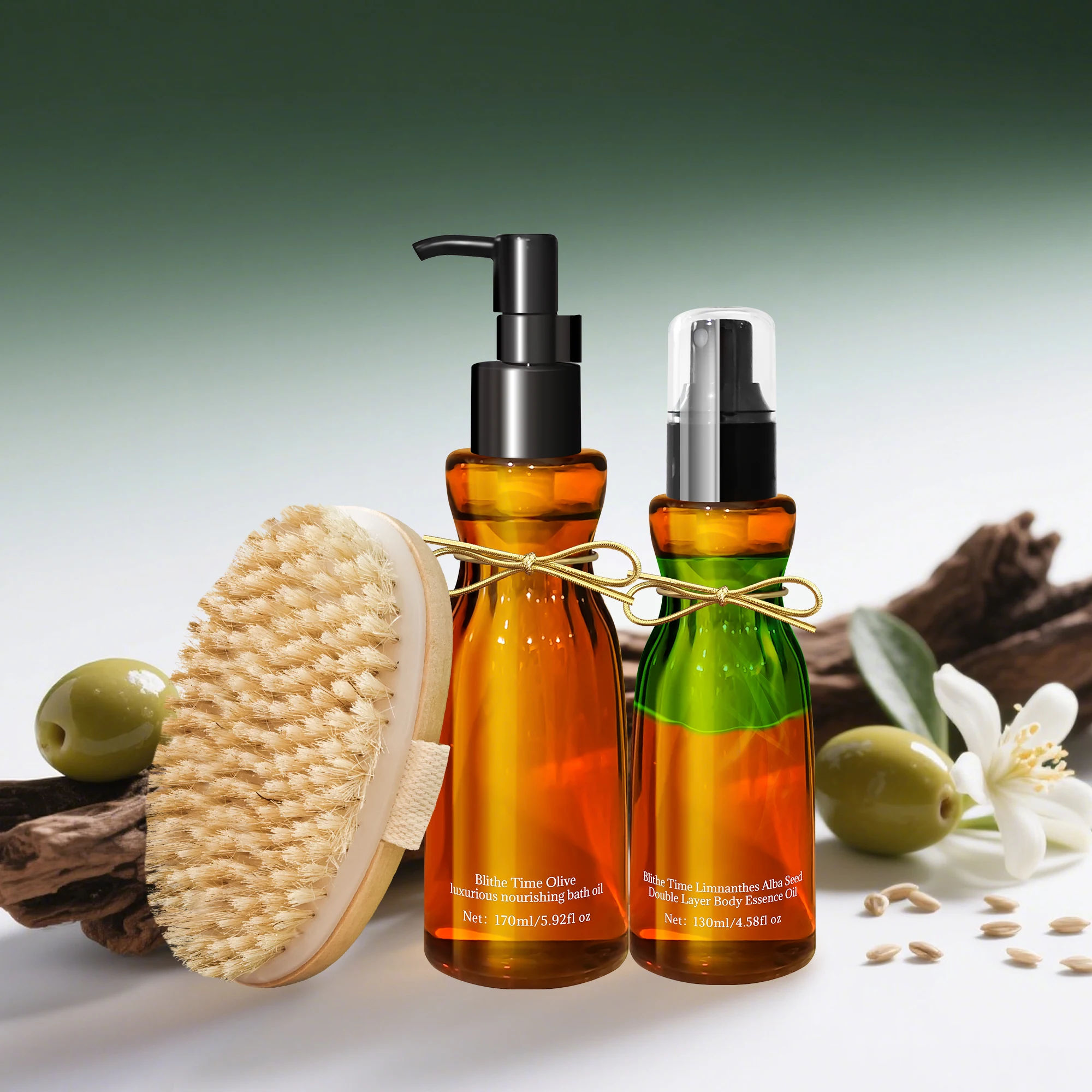 Blithe Time Luxury Body Bath Care Set - Plant Extract for Radiance, Moisturizing, Firming & Hydration | Limited-Time Purchase