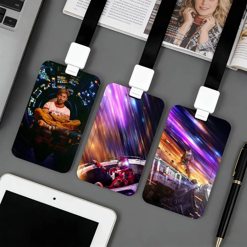 

Держатели для карт Film P-Project Hail M-mary: для удостоверений личности, банковских карт, студенческих проездных, рабочих разрешений, аксессуары и подарки