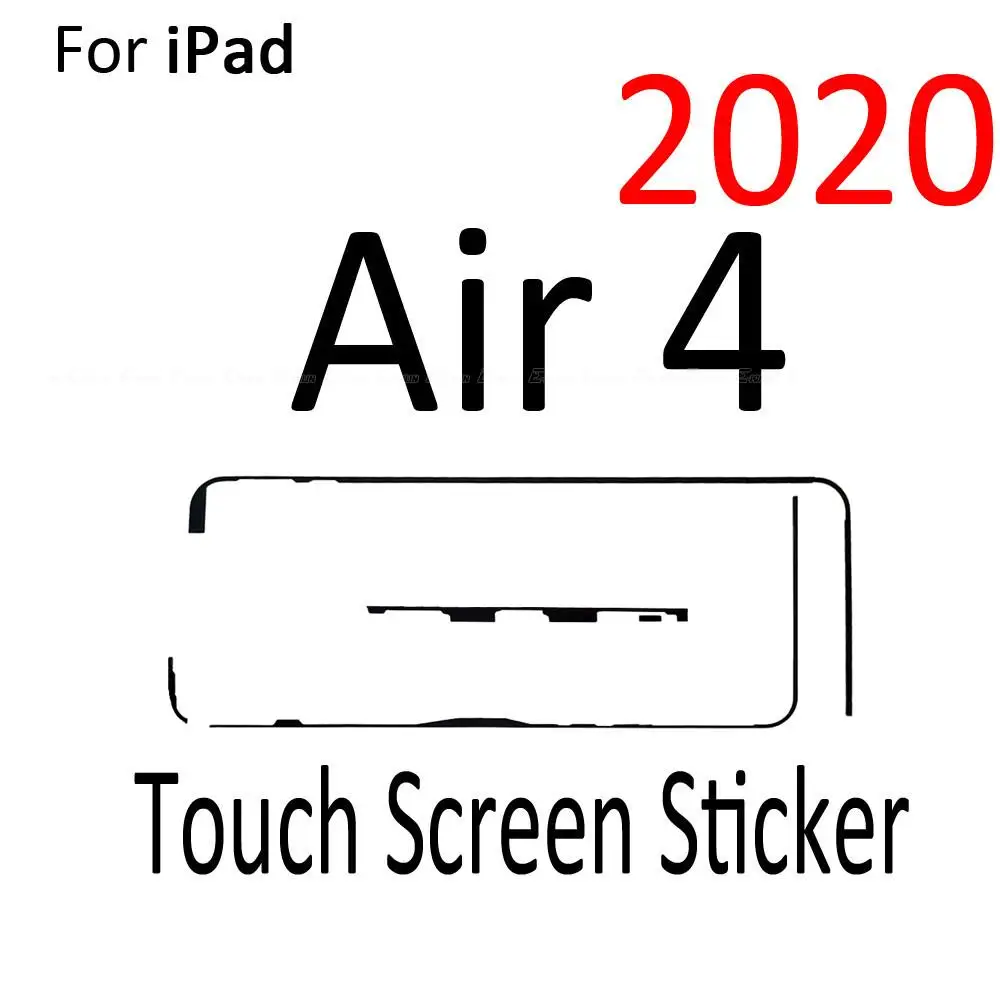 2set/lot 3M Adhesive Middle Frame Bezel Sticker Touch Screen Tape Glue For iPad 5 6 2017 2018 Air 2 3 2019 2020 Mini 1 2 3 4 5