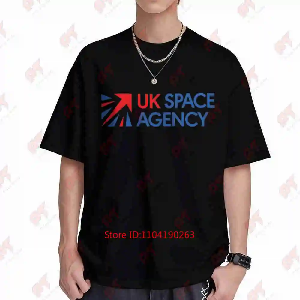 UK Space Agency UKSA Short Sleeve Tee 100% Cotton T-Shirt