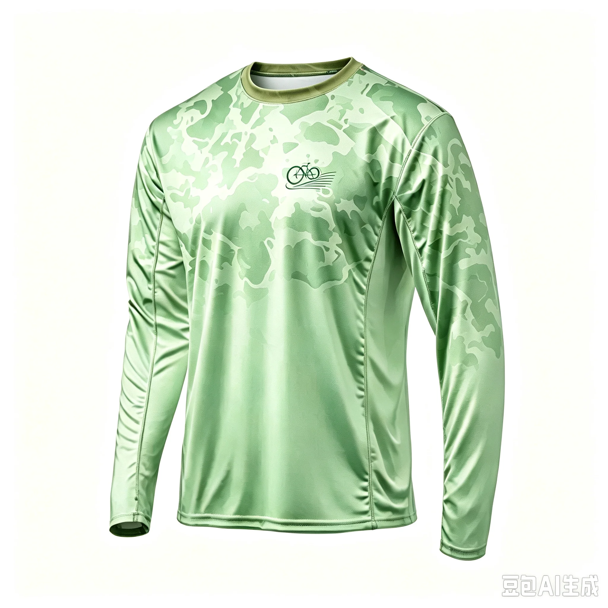 Atmungsaktives Langarm-Radtrikot/T-Shirt für Herren, Damen und Kinder – Outdoor-Sport-Oberteil / MX-Basisschicht (Frühling/Herbst) – Detail 7