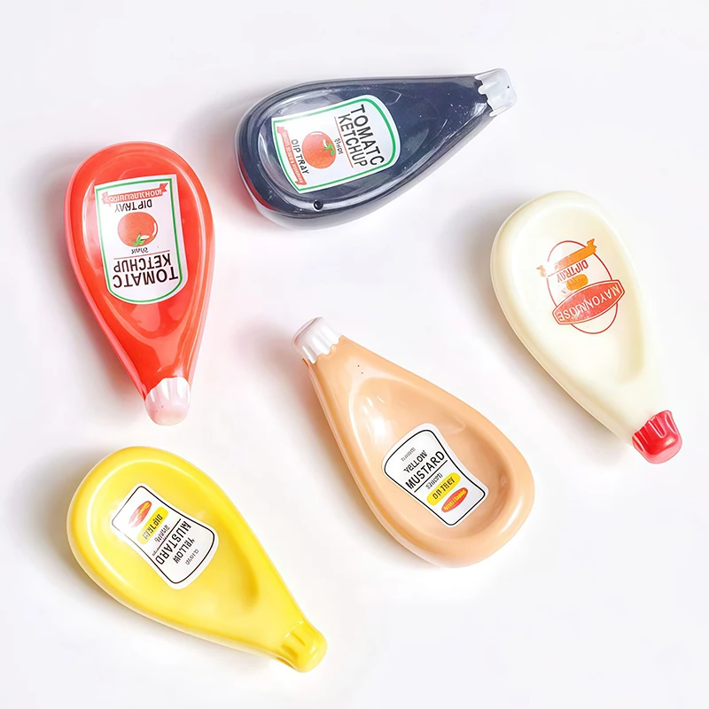 New Mini Mustard Sauce Mayonnaise Ketchup Tomato Sauce Colorful Resin Fridge Magnets Refrigerator Sticker for DIY Memo Photo Map view 4