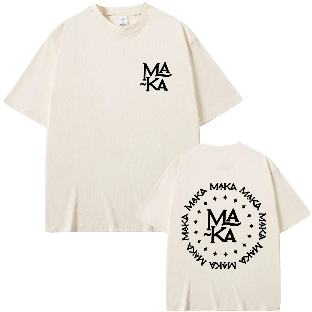 

Limited Rapper Maka Logo T-shirt Men Women Fashion Hip Hop Oversized T-shirts Men's 100% Cotton Short Sleeve T Shirt Streetwear